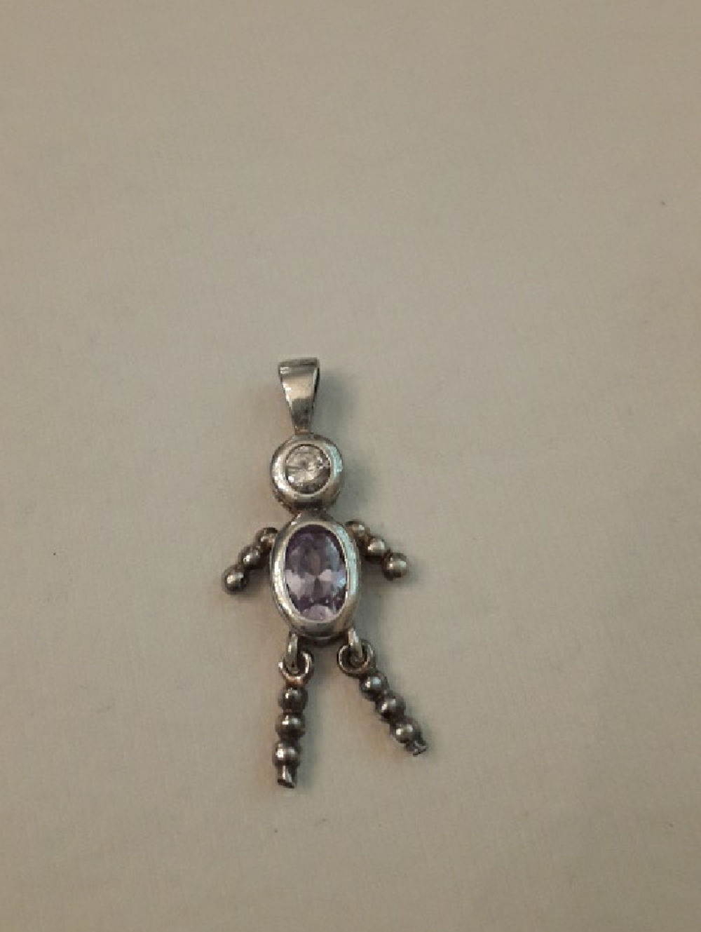 Birthday kid pendant 925 silver